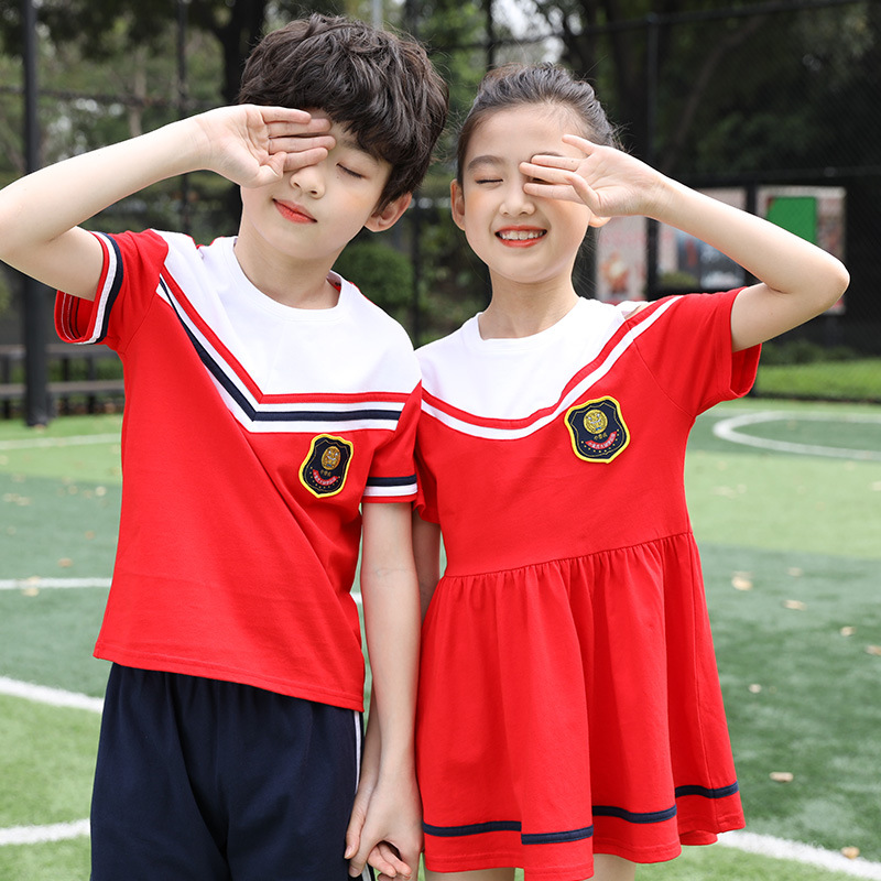 幼兒園園服兒童班服定制 英倫風小學生運動校服